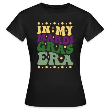 Mardi Gras - Frauen T-Shirt - Schwarz - Vorne - AI Model Female 172 dark (172cm)