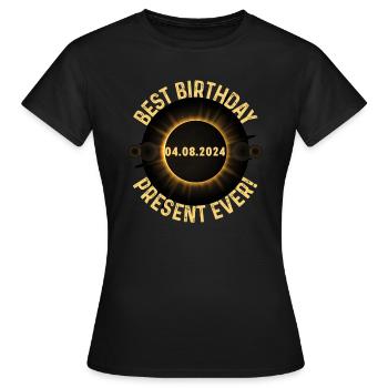 Éclipse solaire - Explorez l’obscurité - T-shirt Femme - noir - Devant - AI Model Female 172 dark (172cm)