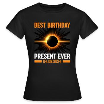 Sonnenfinsternis - Erforsche die Dunkelheit - Frauen T-Shirt - Schwarz - Vorne - AI Model Female 172 dark (172cm)
