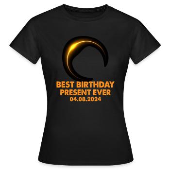 Sonnenfinsternis - Erforsche die Dunkelheit - Frauen T-Shirt - Schwarz - Vorne - AI Model Female 172 dark (172cm)