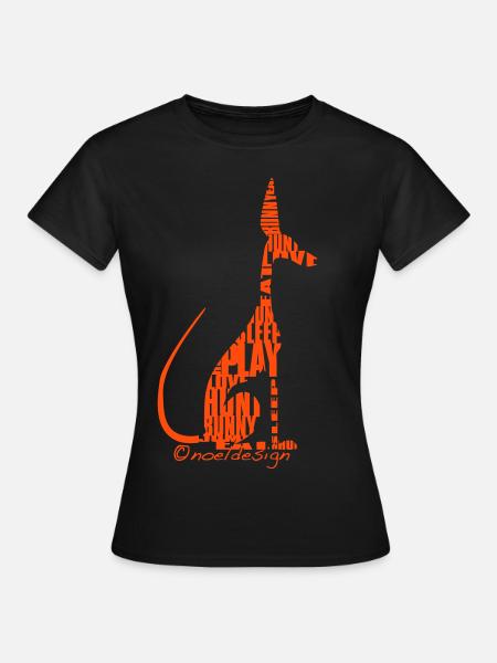Eat-Jump-Love - Frauen T-Shirt - Schwarz
