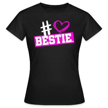 For the Best Friend - Friends BFF Bffs Gift - Women's T-Shirt - black - Front - AI Model Female 172 dark (172cm)