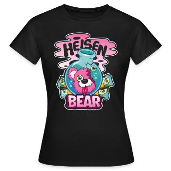 Breaking Bad Heisenbear Pinker Teddybär - Frauen T-Shirt - Schwarz - Vorne - AI Model Female 172 dark (172cm)