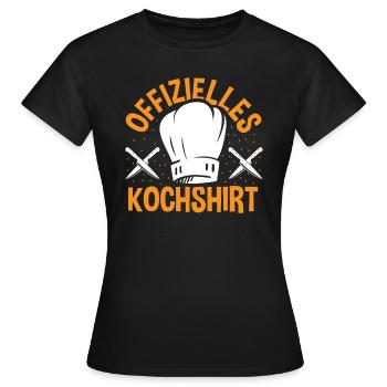 Viele Köche verderben den Brei Offizielles Koch - Frauen T-Shirt - Schwarz - Vorne - AI Model Female 172 dark (172cm)
