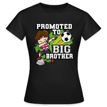 Promu au big brother soccer player United - T-shirt Femme - noir - Devant - AI Model Female 172 dark (172cm)