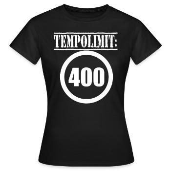 Tempolimit Autobahn Grüne Habeck Freiheit Verbot - Frauen T-Shirt - Schwarz - Vorne - AI Model Female 172 dark (172cm)