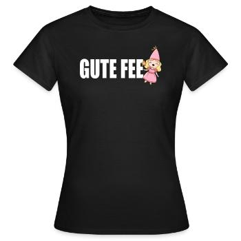 Gute Fee Märchenwesen Fabelwesen Fairy - Frauen T-Shirt - Schwarz - Vorne - AI Model Female 172 dark (172cm)