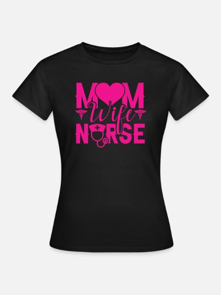 KRANKENSCHWESTER Pflegerin - Frauen T-Shirt - Schwarz
