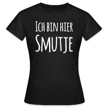 Ich bin hier Smutje - Frauen T-Shirt - Schwarz - Vorne - AI Model Female 172 dark (172cm)