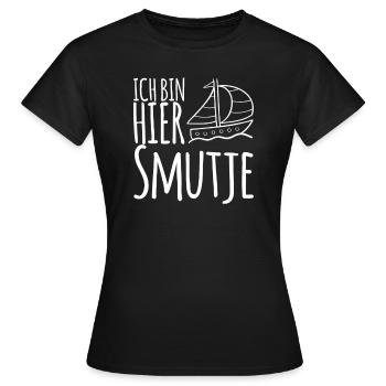 Ich bin hier Smutje - Frauen T-Shirt - Schwarz - Vorne - AI Model Female 172 dark (172cm)