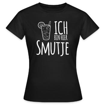 Ich bin hier Smutje - Frauen T-Shirt - Schwarz - Vorne - AI Model Female 172 dark (172cm)