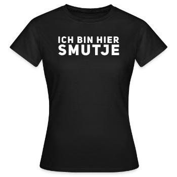 Ich bin hier Smutje - Frauen T-Shirt - Schwarz - Vorne - AI Model Female 172 dark (172cm)