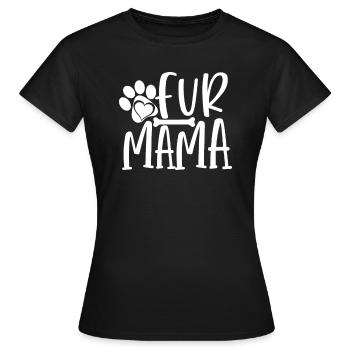 Fell-Mama - Frauen T-Shirt - Schwarz - Vorne - AI Model Female 172 dark (172cm)