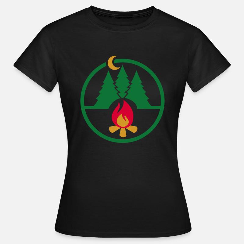 Campfire - Women's T-Shirt - black