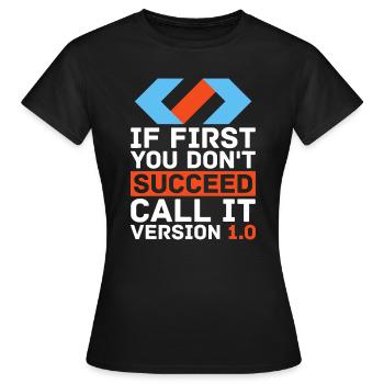 Programmation - Logiciel de programmation informatique - T-shirt Femme - noir - Devant - AI Model Female 172 dark (172cm)