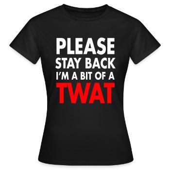 Je suis un peu une blague drôle d’humour pour adultes - T-shirt Femme - noir - Devant - AI Model Female 172 dark (172cm)