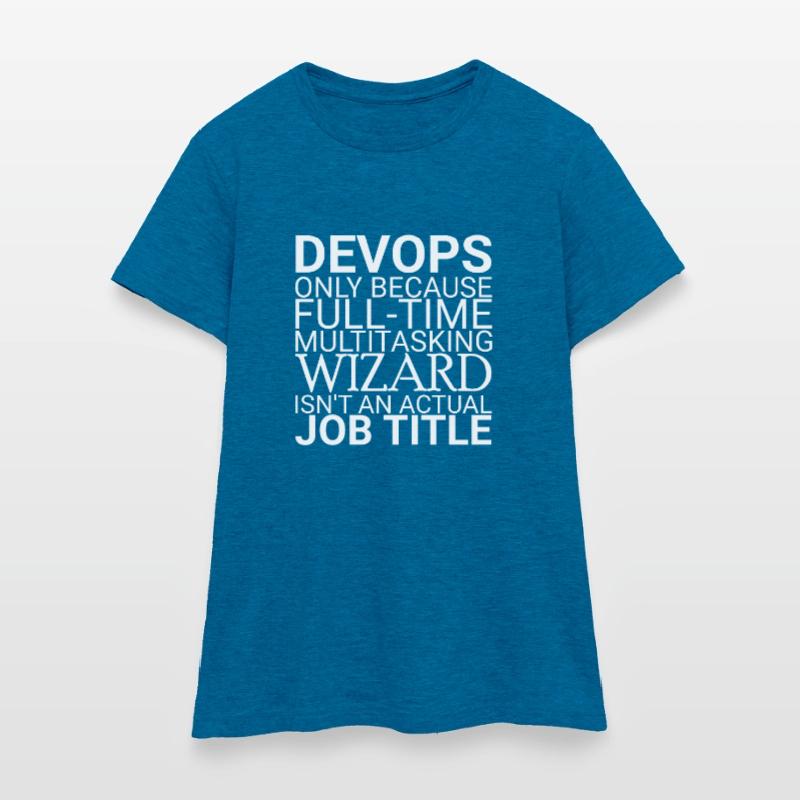 DevOps Wizard | Software Development" Women's T-Shirt