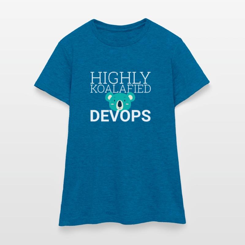 "DevOps Koalafied | Software Development" Women's T-Shirt