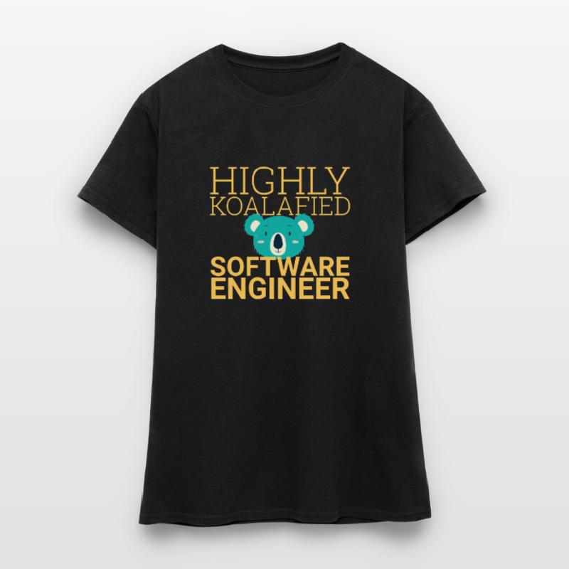 "Software Engineer Koalafied | Programming" Women's T-Shirt