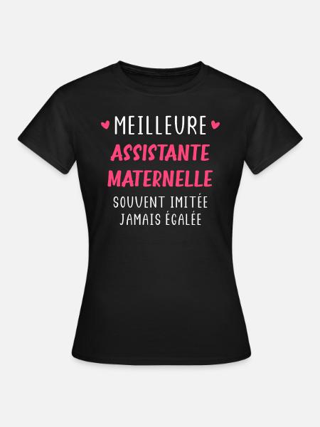 Meilleure assistante maternelle - T-shirt Femme - noir