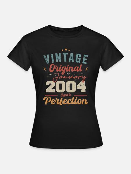 Janvier 2004 Légende depuis 20 ans - T-shirt Femme - noir