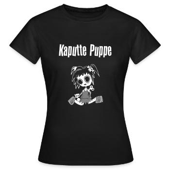 Broken Doll Doll Darkness cute doll Puppet - Women's T-Shirt - black - Front - AI Model Female 172 dark (172cm)