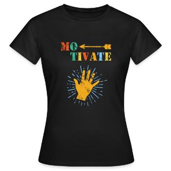 Occupational therapy - Women's T-Shirt - black - Front - AI Model Female 172 dark (172cm)