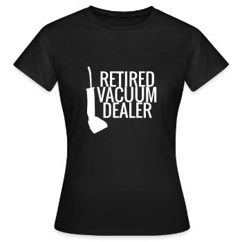 Aspirateurs Mandataires à la retraite - T-shirt Femme - noir - Devant - AI Model Female 172 dark (172cm)