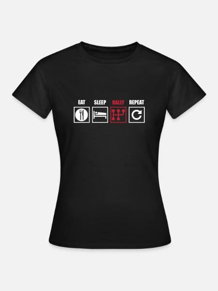 Maglietta da rally e idea regalo - Maglietta da donna - nero