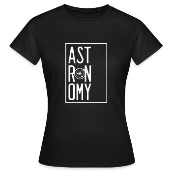 Astronomie - Frauen T-Shirt - Schwarz - Vorne - AI Model Female 172 dark (172cm)