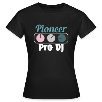 Pioneer Pro DJ Shirt & Gift - T-shirt Femme - noir - Devant - AI Model Female 172 dark (172cm)