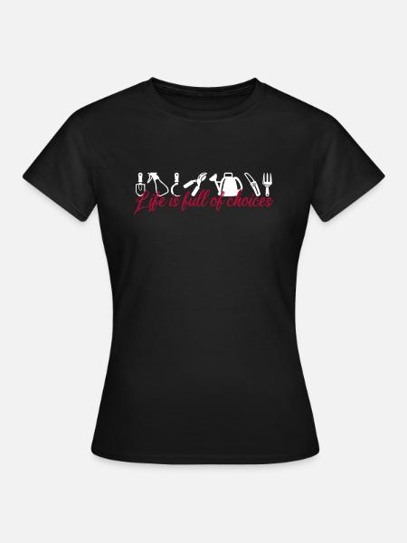 Garten - Frauen T-Shirt - Schwarz