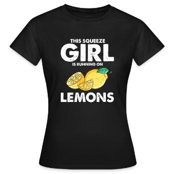 Limonade Limonade Limonade Limonade Stand Design - T-shirt Femme - noir - Devant - AI Model Female 172 dark (172cm)