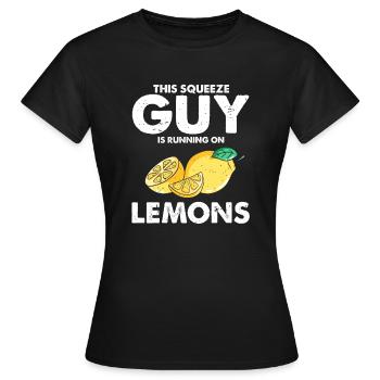 Limonade Limonade Limonade Limonade Stand Design - T-shirt Femme - noir - Devant - AI Model Female 172 dark (172cm)