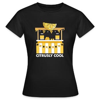 Limonade Limonade Limonade Limonade Stand Design - T-shirt Femme - noir - Devant - AI Model Female 172 dark (172cm)