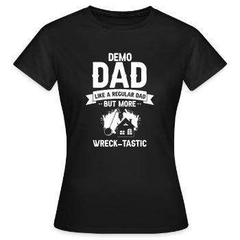 Hausabriss und Renovierungs Design - Frauen T-Shirt - Schwarz - Vorne - AI Model Female 172 dark (172cm)