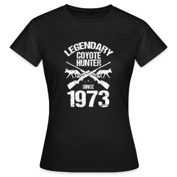 Conception de coyote pour les réacteurs de coyote - T-shirt Femme - noir - Devant - AI Model Female 172 dark (172cm)
