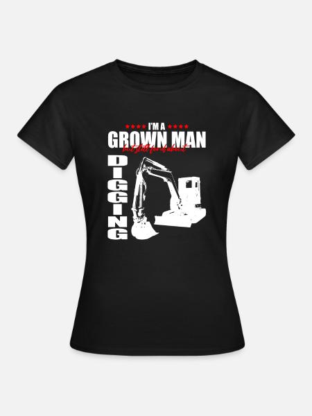 Baggerführer für Bagger Sandbagger - Frauen T-Shirt - Schwarz