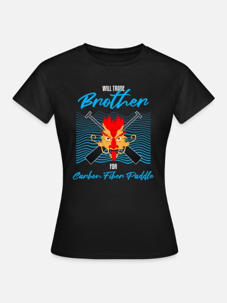 Chinesisches Bootsrennen für Drachenboot-Trainer - Frauen T-Shirt - Schwarz