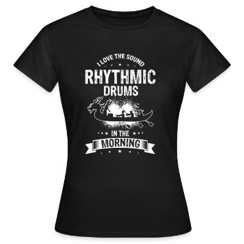 Bateau-dragon et équipage de bateau-dragon - T-shirt Femme - noir - Devant - AI Model Female 172 dark (172cm)