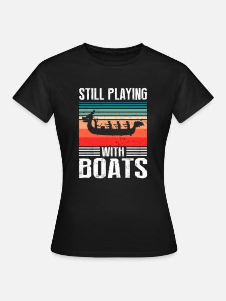 Drachenboot Trainer und Drachenboot - Frauen T-Shirt - Schwarz