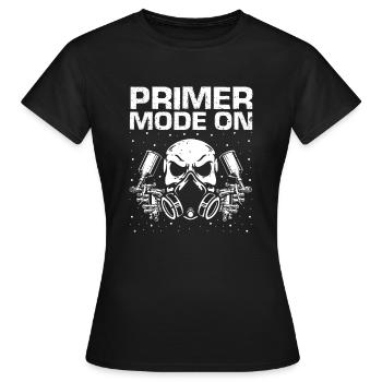 Car painter offer for coachbuilders - Women's T-Shirt - black - Front - AI Model Female 172 dark (172cm)