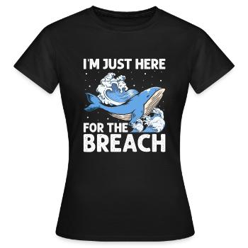 Meeressäuger für Orca-Beobachtung und Buckelwal - Frauen T-Shirt - Schwarz - Vorne - AI Model Female 172 dark (172cm)