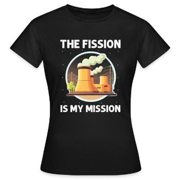 Kernenergie Spruch für Kernenergie - Frauen T-Shirt - Schwarz - Vorne - AI Model Female 172 dark (172cm)