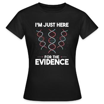 Forensische Kriminologie und Tatort-Ermittler - Frauen T-Shirt - Schwarz - Vorne - AI Model Female 172 dark (172cm)