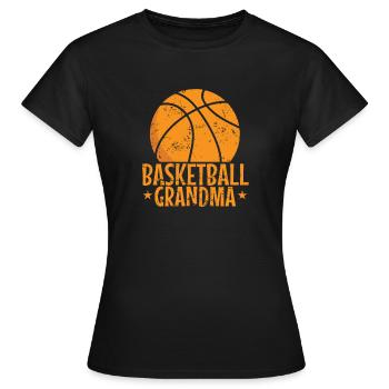 Basketball Grandma Frauen Teamsport - Frauen T-Shirt - Schwarz - Vorne - AI Model Female 172 dark (172cm)