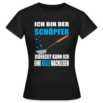 Sauna Saunieren Wellness - Frauen T-Shirt - Schwarz - Vorne - AI Model Female 172 dark (172cm)