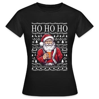 Ugly Christmas - Frauen T-Shirt - Schwarz - Vorne - AI Model Female 172 dark (172cm)
