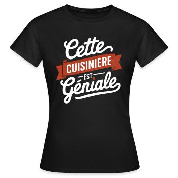 Dieser Kocher ist fantastisch - Frauen T-Shirt - Schwarz - Vorne - AI Model Female 172 dark (172cm)