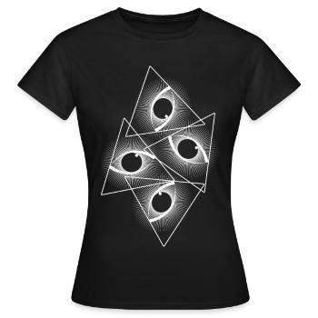 Magische Augen Magie - Frauen T-Shirt - Schwarz - Vorne - AI Model Female 172 dark (172cm)